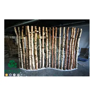 Ornamental decorative artificial bare trees using silver birch branches and trunks