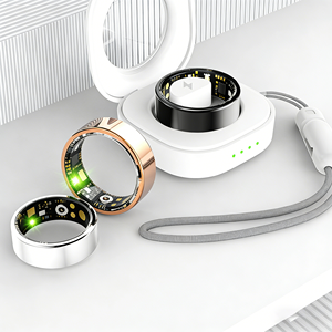 خاتم ذكي أندرويد R11M للصحة العائلية مع تحكم عبر التطبيق، مراقبة مزدوجة لمعدل ضربات القلب والأكسجين في الدم وتتبع النوم، مقاوم للماء IP68 - Product Image 6