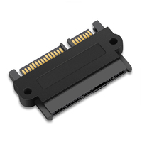Carte adaptateur convertisseur SAS SFF-8482 22 broches vers SATA 7 broches + 15 broches pour carte mère de disque dur SAS compatible SATA