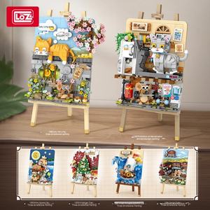 Tren de Juguete de Plástico Pequeño, Rompecabezas 3D, Modelo para Armar a Mano, Juguete Educativo, Regalo, Venta al por Mayor, OEM, Adorno, Bloques de Construcción de Tren de Primavera - Product Image 2