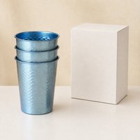 Tasse à bière en titane pur martelé de 350 ml avec couvercle et paille optionnels, poignée pliable, écologique, légère, pour camping, café et eau