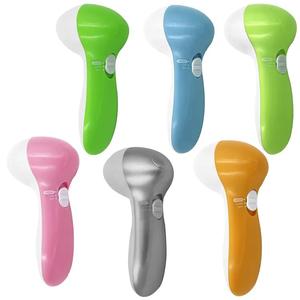 Cepillo limpiador <span class=keywords><strong>Facial</strong></span> eléctrico exfoliante 5 en 1, limpiador de poros de silicona, cepillo de limpieza exfoliante <span class=keywords><strong>Facial</strong></span> sónico giratorio - Product Image 6