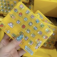 Nouveau style 2026 – Pendentif porte-clés clavier 26 touches en PVC transparent anti-stress, petit jouet décoratif unisexe