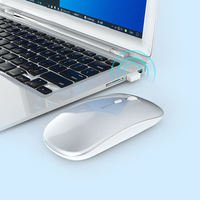 Souris Bluetooth sans fil silencieuse et portable, DPI réglable pour ordinateur portable, tablette, Mac, Windows