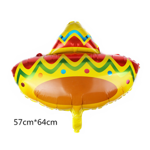 Décorations de fête sur le thème de la Fiesta mexicaine de haute qualité, motif géant de cactus et de lama, fournitures de carnaval brésilien, ballons pour le Cinco de Mayo - Product Image 4
