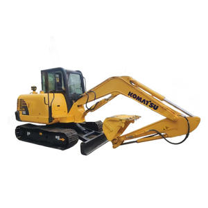 Excavatrice d'occasion d'origine japonaise, excavatrice d'occasion pas chère, Komatsu PC56-7 5,6 tonnes, moteur d'origine, mini-excavatrice d'occasion en stock - Product Image 1