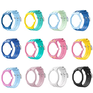 Bracelet de montre en silicone avec boîtier en biocéramique de différentes couleurs pour AP S-Watch <span class=keywords><strong>Royl</strong></span> Pop, kit de modification de montre, accessoires de protection - Product Image 2