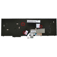 Clavier de remplacement pour ThinkPad E570 E575, clavier anglais américain 15,6 pouces avec pavé numérique, 01AX160 01AX200, clavier interne