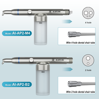Système de polissage dentaire à air comprimé AI-AP2, micro-sablage à l'oxyde d'aluminium avec pulvérisation d'eau interne pour le nettoyage buccal et l'élimination des taches