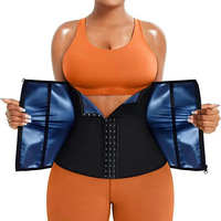 Faja Reductora de Cintura, Cinturón de Compresión Deportiva, Corsé Moldeador, Cinturón de Neopreno para Ejercicio y Fitness