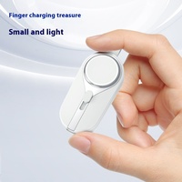 2-en-1 2000mAh Ultra-Delgado Mini Cargador de emergencia portátil Pantalla LED 5W USB 5V Nuevo Llavero Banco Central eléctrica