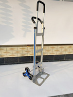 Chariot à six roues super durable 200kg en alliage d'aluminium léger avec plate-forme OEM personnalisable superbe caractéristique d'escalade d'escalier