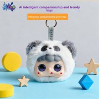 HUIMU KI Intelligenter Roboter-Plüschtier Emotionaler Begleiter mit Musik und Sprachausgabe im Cartoon-Stil für tiefe Konversation – Kinderspielzeug