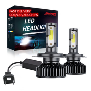 G12S 50W 12000lm <strong>COB</strong> Chip H11 H4 H3 H7 Car Light F2 <strong>Led</strong> H4 <strong>Csp</strong> H7 <strong>Led</strong> Canbus F2 <strong>Cob</strong> <strong>Led</strong> Headlights - Product Image 1