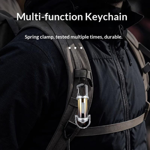 Mini <b>LED</b> Camping Lantern Keychain <b>Light</b>, <b>USB</b> Rechargeable Portable Emergency <b>Light</b>, <b>LED</b> Flashlight for Camping Hiking - Product Image 2