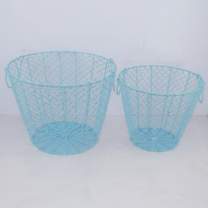 Juego de 2 cestas de alambre metálico - Product Image 1