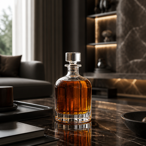 <span class=keywords><strong>Carafe</strong></span> à <span class=keywords><strong>whisky</strong></span> en <span class=keywords><strong>verre</strong></span> à fond épais de 1000 ml, bouteille à spiritueux en <span class=keywords><strong>cristal</strong></span>, <span class=keywords><strong>carafe</strong></span> à liqueur avec bouchon hermétique - Product Image 4
