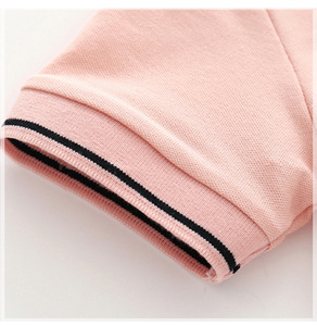 Été 2-11 ans Logo personnalisé 100% coton piqué uniforme polo à manches courtes pour garçons et tout-petits - Product Image 3