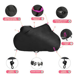 MESOROCK marque étanche 420D Oxford couverture <span class=keywords><strong>de</strong></span> vélo <span class=keywords><strong>de</strong></span> voyage en plein air pour le stockage <span class=keywords><strong>de</strong></span> <span class=keywords><strong>transport</strong></span> pour 2 vélos - Product Image 4