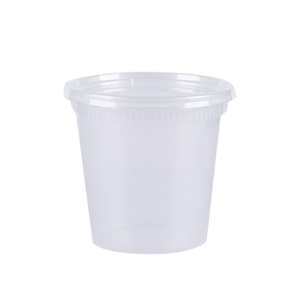 Boîte alimentaire en plastique PP recyclable pour traiteur, récipient de stockage alimentaire à emporter, compatible micro-ondes avec couvercle pour légumes et œufs, 8 oz, 16 oz, 32 oz - Product Image 4