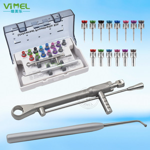Kit Protésico Universal VIMEL, Herramientas de Restauración de Implantes Dentales con Llave Dinamométrica y Destornillador para Terapia Oral - Product Image 1