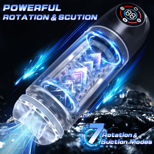 เครื่องช่วยตัวเองอัตโนมัติ LIL MERMAID แบบถ้วย 7 โหมดดูดและ 7 โหมดสั่น ให้สัมผัสสมจริง ของเล่นทางเพศสำหรับผู้ชาย - Product Image 3