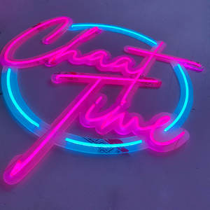 Letrero de Neón LED Personalizado, Decoración de Pared con Luz de Neón Circular para Nombre de Bar, Club o Tienda, Logotipo - Product Image 1