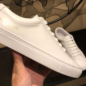 Baskets décontractées unisexes en cuir véritable, chaussures plates tendance pour couples, confortables pour la marche quotidienne, idées cadeaux - Product Image 2