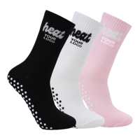 Chaussettes antidérapantes personnalisées de haute qualité pour femmes, pour yoga, pilates, sol intérieur, avec logo personnalisé, chaussettes de yoga