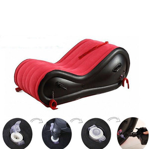 Cama Inflable Multifuncional <span class=keywords><strong>para</strong></span> Viajes, Playa, Sofá, Cama Plegable <span class=keywords><strong>para</strong></span> Dormitorio, Muebles Sexuales, Soporte <span class=keywords><strong>para</strong></span> Posiciones Sexuales, Cama de PVC de Terciopelo - Product Image 5