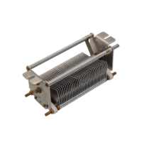Condensateur à air à variable unique Jing 25pF-1400pF, réglage latéral, boîtier en aluminium, modèle JEC-1400AR 1000V pour l'électronique