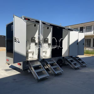 2025 Toilette Mobile <b>Portable</b> Restrooms <b>Camping</b> Toilet And <b>Shower</b> Luxury Toilets Washroom Trailer for Sale - Product Image 3