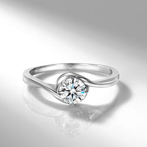 Baguette Glace Pilée Lien Cubain Mossanite Mens Eternity Band 14k Plaqué Or Bague Hip Hop En Argent Sterling Pour Hommes - Product Image 3