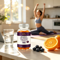 OEM Resveratrol Gummies Fabriek NAD+ Berberine Celvitaliteit Aangepaste Bulklevering Onder Ons Eigen Merk