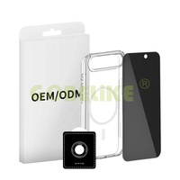 Coque de téléphone en TPU transparente magnétique antichoc de luxe personnalisée 17 Air pour iPhone 17 Air