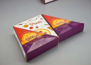 Cajas de Pizza Triangulares de Cartón Impresas con Logotipo a Precio de Fábrica - Product Image 3