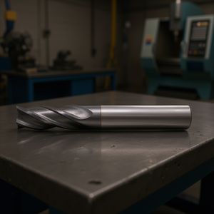 Ttake Standard Solid Carbide End Mill Ta1407 30 Degree Helix 4 Flutes Short For Contour Finishing Nano TiAlN Coated - Product Image 3