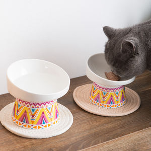 Ciotole Rialzate in Ceramica per Gatti e Cani, Stile Giapponese, per Cibo e Acqua - Product Image 5