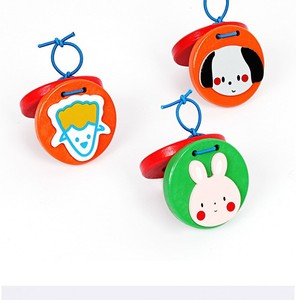Wholesale Orff Percussion <b>Instrument</b> Colorful Wooden Animals Castanet <b>Musical</b> <b>Instrument</b> Kids Castanets for Music Enlightenment - Product Image 3