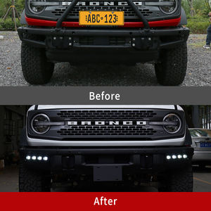 Комплект противотуманных светодиодных ламп 447762 переднего бампера подходит для Ford Bronco Black 21-23 ford bronco автомобильные лампы - Product Image 5