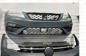 XLstyling - Nuevo Kit de Carrocería para Automóvil, Parachoques Delantero con Rejilla para VW Volkswagen <span class=keywords><strong>Seat</strong></span> 2017-<span class=keywords><strong>2019</strong></span> <span class=keywords><strong>Leon</strong></span> FR <span class=keywords><strong>Cupra</strong></span> - Product Image 3