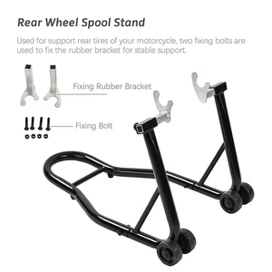 Soporte Trasero Robusto Multiusos para Motocicleta, Soporte para Rueda Trasera, Desmontador de Neumáticos Eficiente para Scooter y Motocicleta - Product Image 2