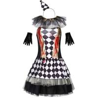 Nouvelle arrivée MS : Costume amusant de clown de cirque pour femme, idéal pour les fêtes d'Halloween, les cosplay et les spectacles de scène