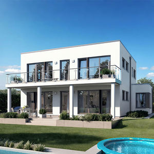 Villa Prefabbricata Modulare Stile Svizzero, Casa <span class=keywords><strong>in</strong></span> Struttura Leggera <span class=keywords><strong>in</strong></span> Acciaio, Villa di Lusso Prefabbricata <span class=keywords><strong>in</strong></span> <span class=keywords><strong>Vendita</strong></span> - Product Image 1
