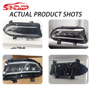 SINDAR Ensemble de phares modifiés animés à LED DRL pour <span class=keywords><strong>Dodge</strong></span> Charger SRT HellCat <span class=keywords><strong>2015</strong></span>-2021 Facelift 7ème génération 15-21 Vente en gros - Product Image 2