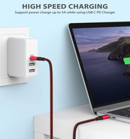 Data 5 Cepat 5.0a pengisian adalah asli kualitas tinggi Usbc untuk Uabc 2m 2.0 Usb Tipe C 5a Pd 100w kabel
