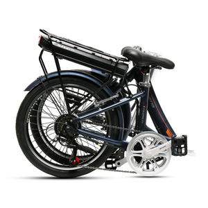 Bicicleta Eléctrica Plegable TXED Popular <span class=keywords><strong>de</strong></span> 20 Pulgadas con Cuadro <span class=keywords><strong>de</strong></span> Aleación <span class=keywords><strong>de</strong></span> Aluminio <span class=keywords><strong>de</strong></span> 6 Velocidades, Frenos <span class=keywords><strong>V</strong></span> y Motor en el Buje Trasero - Product Image 4