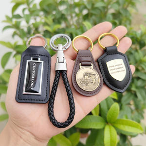 Bulk Aangepaste Epoxy Gedrukt Echt Pu Lederen Sleutelhanger Auto Sleutelhanger Gepersonaliseerde Sleutelhanger Luxe Blanks Custom Logo Sleutelhanger - Product Image 1