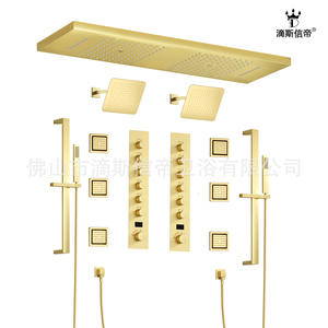 Juego de Ducha Multifuncional Empotrado de Acero Inoxidable para Uso Doméstico, Accesorios Esenciales para Baño - Product Image 5