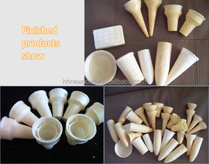 เครื่องทำโคนไอศกรีมอัตโนมัติเชิงพาณิชย์ แบบหลายแม่พิมพ์ สำหรับร้านกาแฟ ทำถ้วยพิซซ่า วาฟเฟิลโคน - Product Image 5